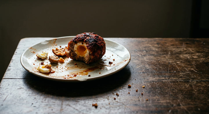 Old Red Scotch Eggs