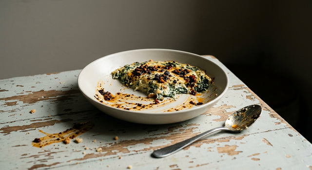 Truffle Chilli Baked Spinach Dip