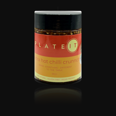 Plateit Extra Hot Chilli Crunch 180ml jar