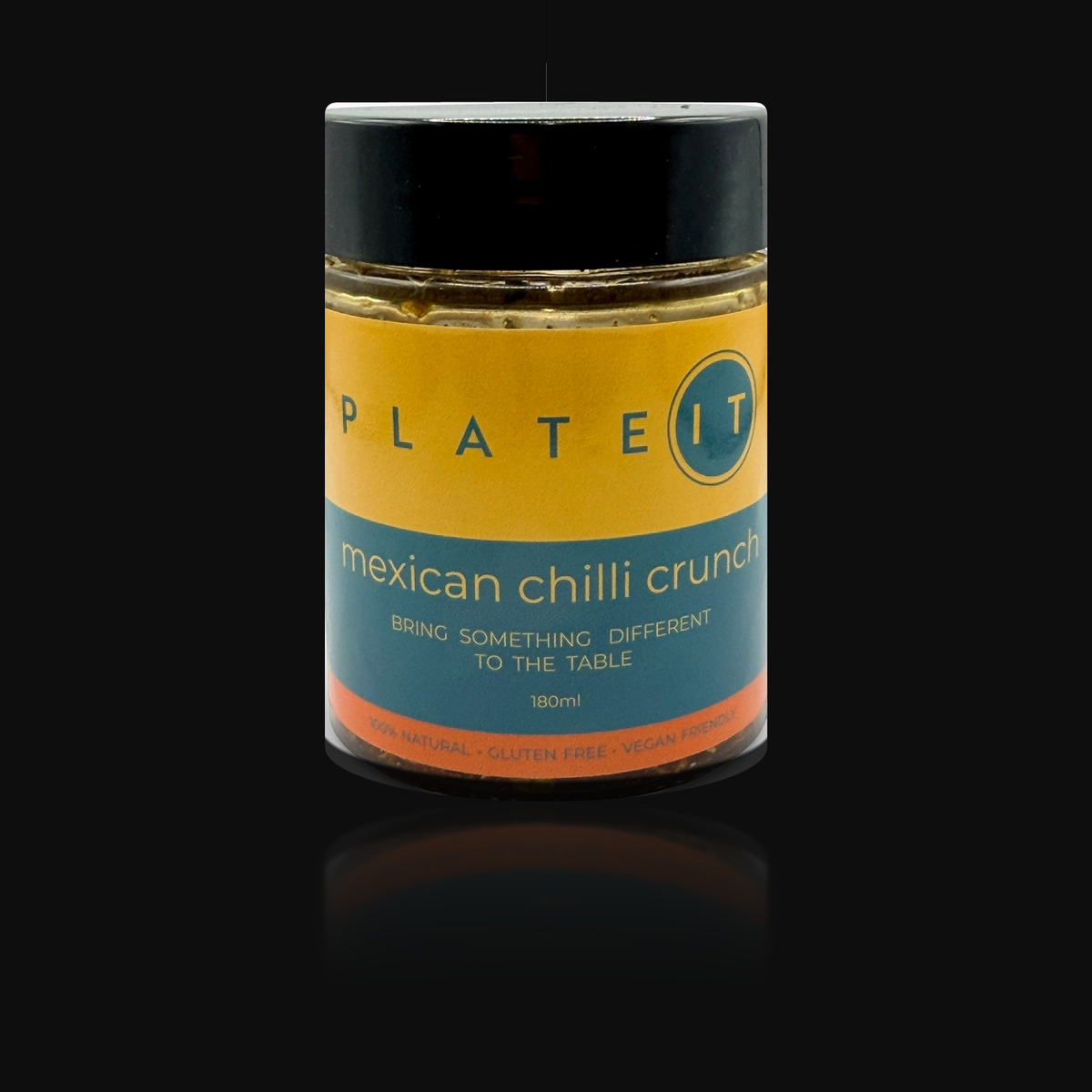 Plateit Mexican Chilli Crunch 180ml jar