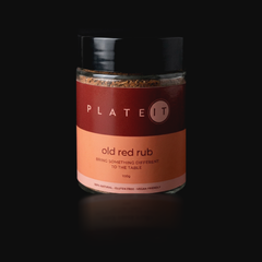 Plateit Old Red Rub jar