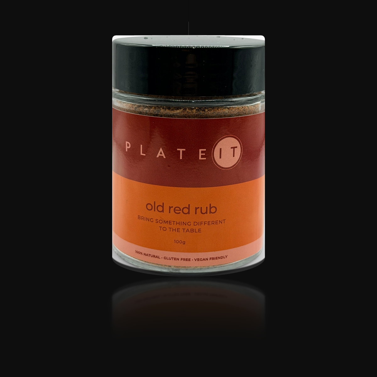 Plateit Old Red Rub jar