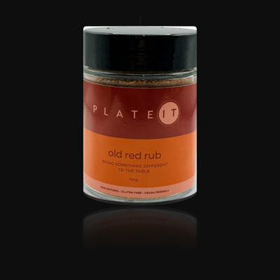 Plateit Old Red Rub jar