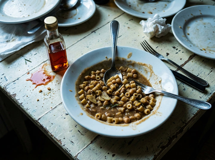 Pasta e Ceci, made with Plateit Italian Chilli Oil