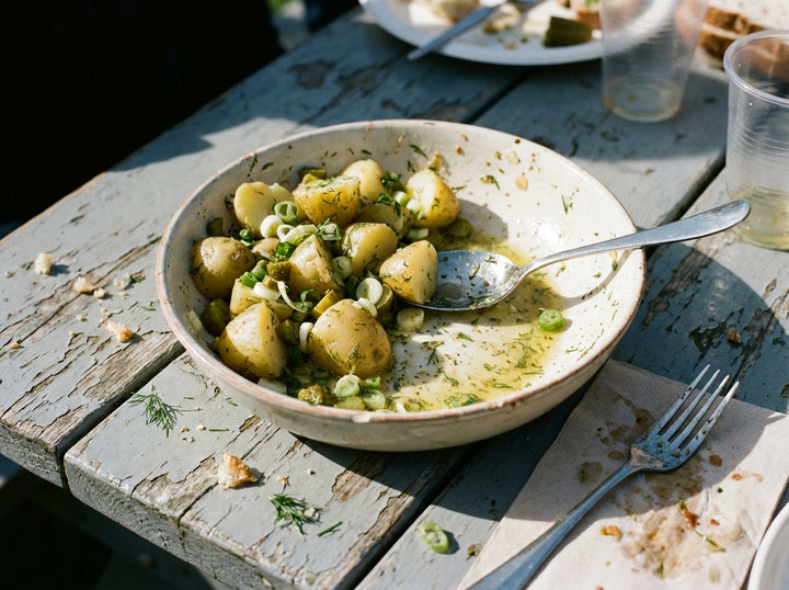 Potato Salad Without Mayonnaise, made with Plateit French Vinaigrette