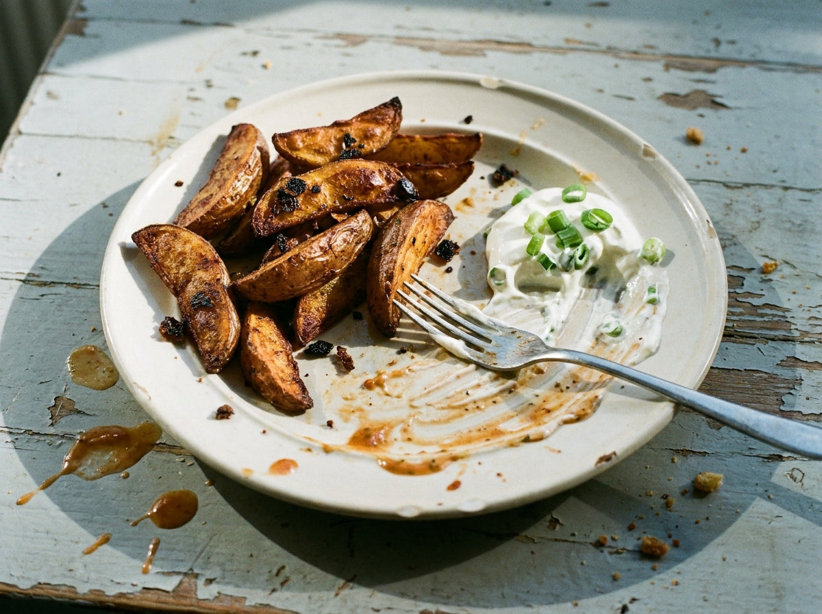 Old Red Potato Wedges, made with Plateit Old Red BBQ Rub