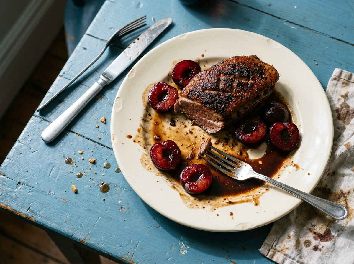 Café Mocha Duck Breast, made with Plateit Cafe Mocha BBQ Rub