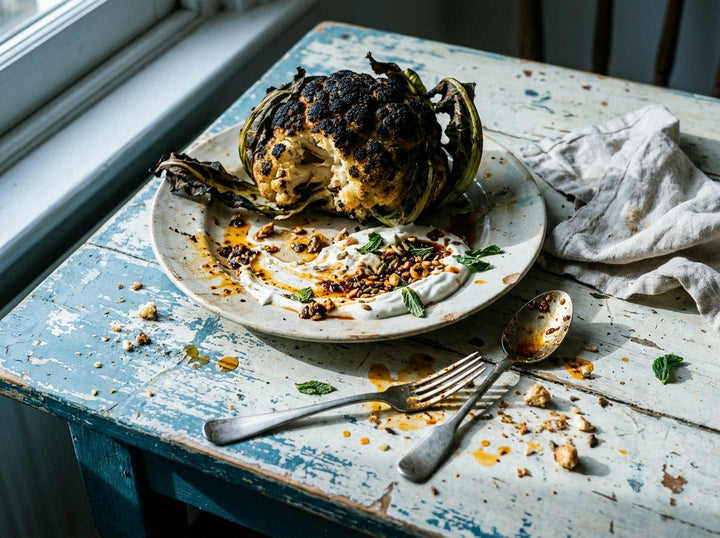 Bombay Roast Cauliflower, made with Plateit Bombay Chilli Crunch
