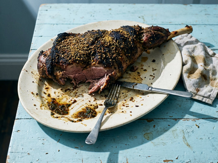 Angel Dust Butterflied Leg of Lamb, made with Plateit Angel Dust BBQ Rub