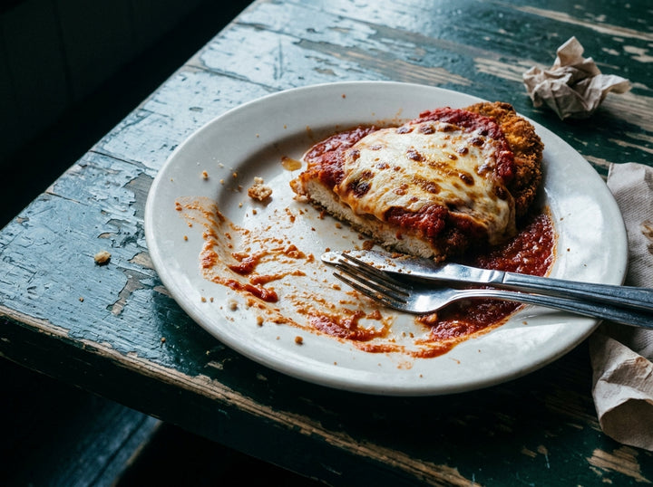 Chicken Parmigiana, made with Plateit Italian Chilli Crunch