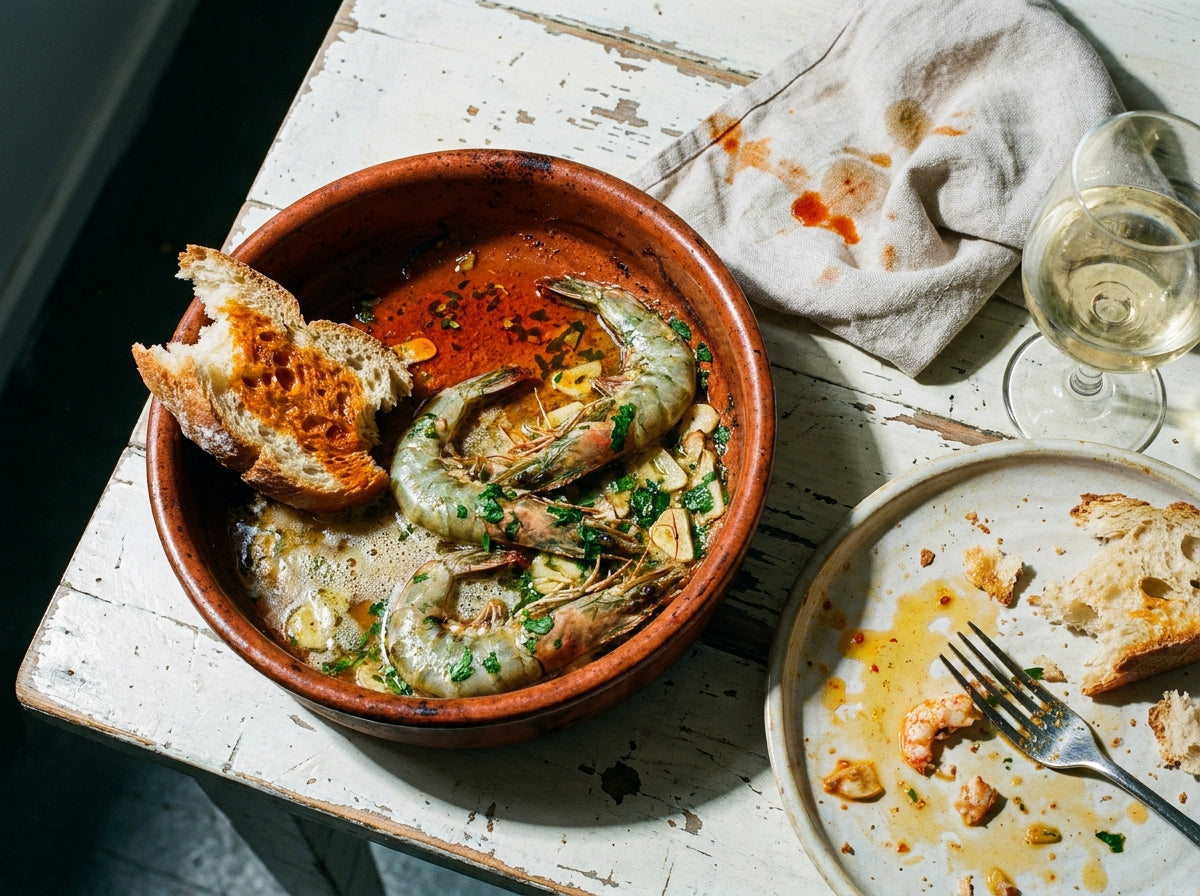 Surf Club Garlic Prawns, made with Plateit Italian Chilli Oil