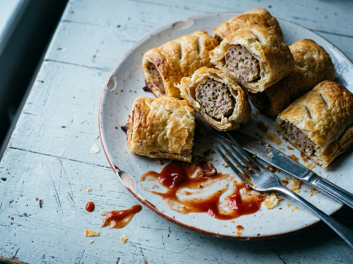 Angel Dust Sausage Rolls, made with Plateit Angel Dust BBQ Rub