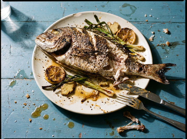 Whole Snapper on the Barbie, made with Plateit Salt n' Pepper 'Spice Bag' Seasoning
