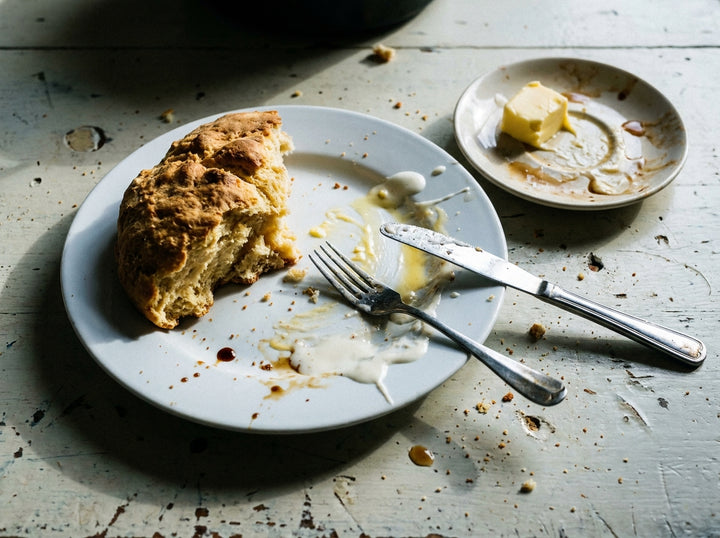 Damper, Torn Hot, made with Plateit Truffle'd Hot Honey Drizzle