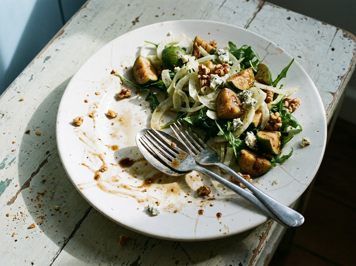 Feijoa, Fennel and Rocket, made with Plateit French Vinaigrette