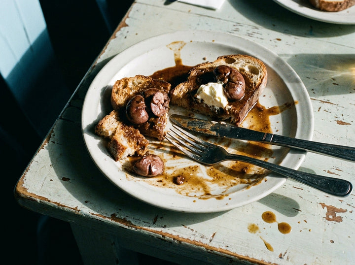 Devilled Kidneys on Toast, made with Plateit Extra Hot Chilli Crunch