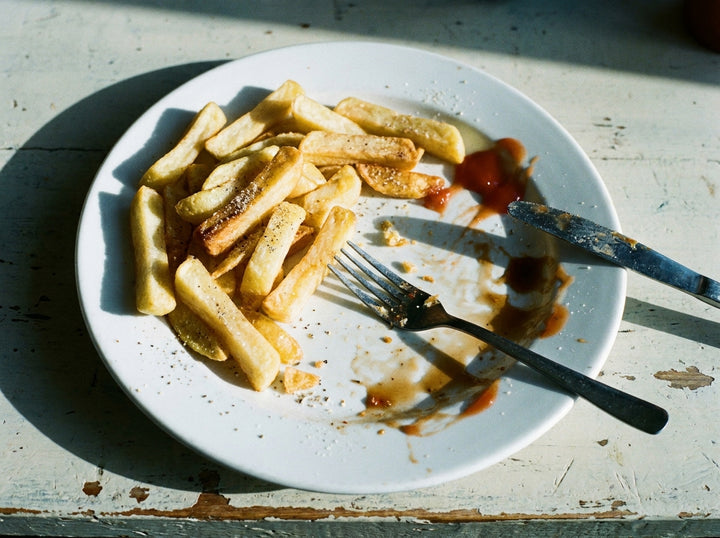 Chip Shop Chips, made with Plateit Salt n' Pepper 'Spice Bag' Seasoning