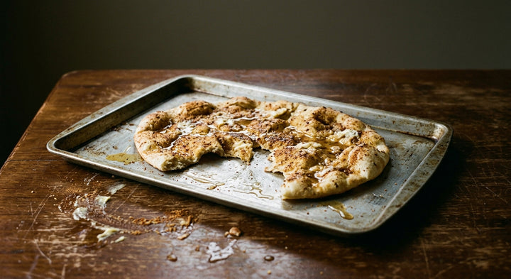 Angel Dust Flatbreads with Rub Butter