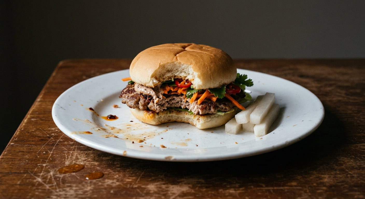 Bánh Mì Pork Smash Burger