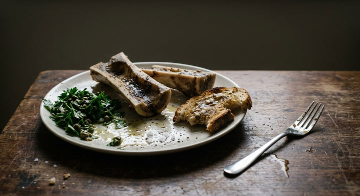 Bone Marrow and Parsley Toast