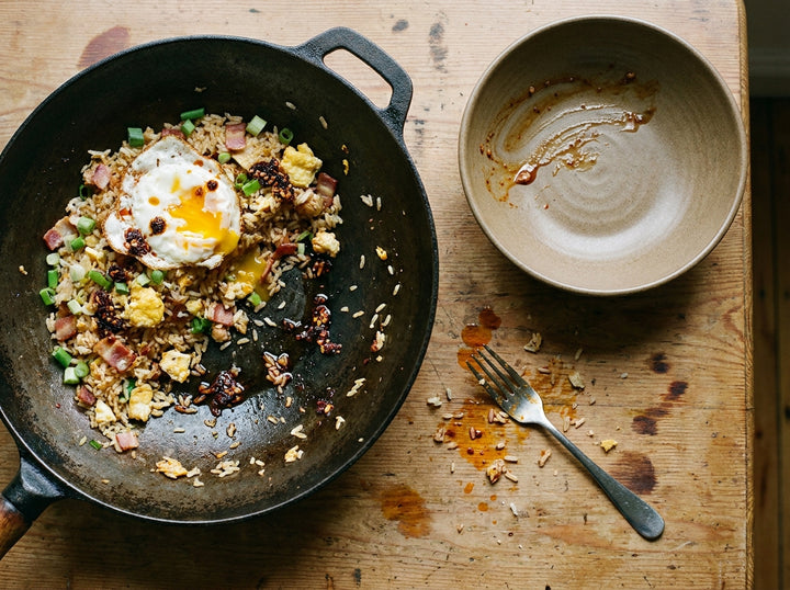 Chilli Crunch Fried Rice made with Plateit Chilli Crunch