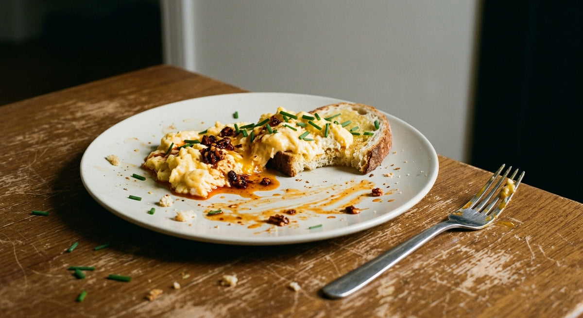 Chilli Crunch Scrambled Eggs