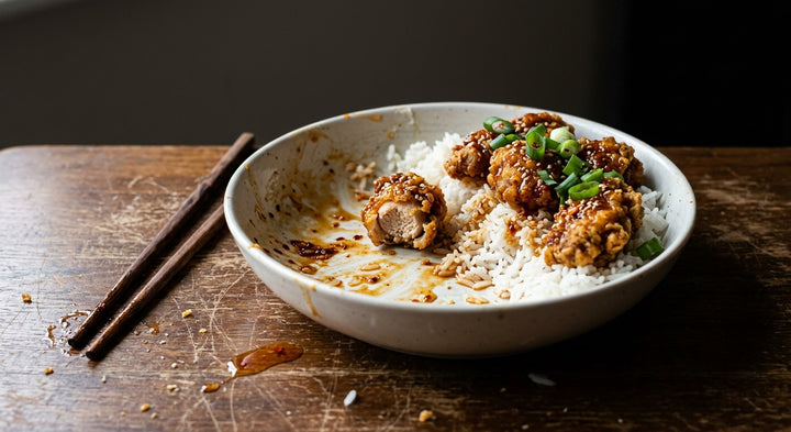 Crispy Hot Honey Chicken Bowls