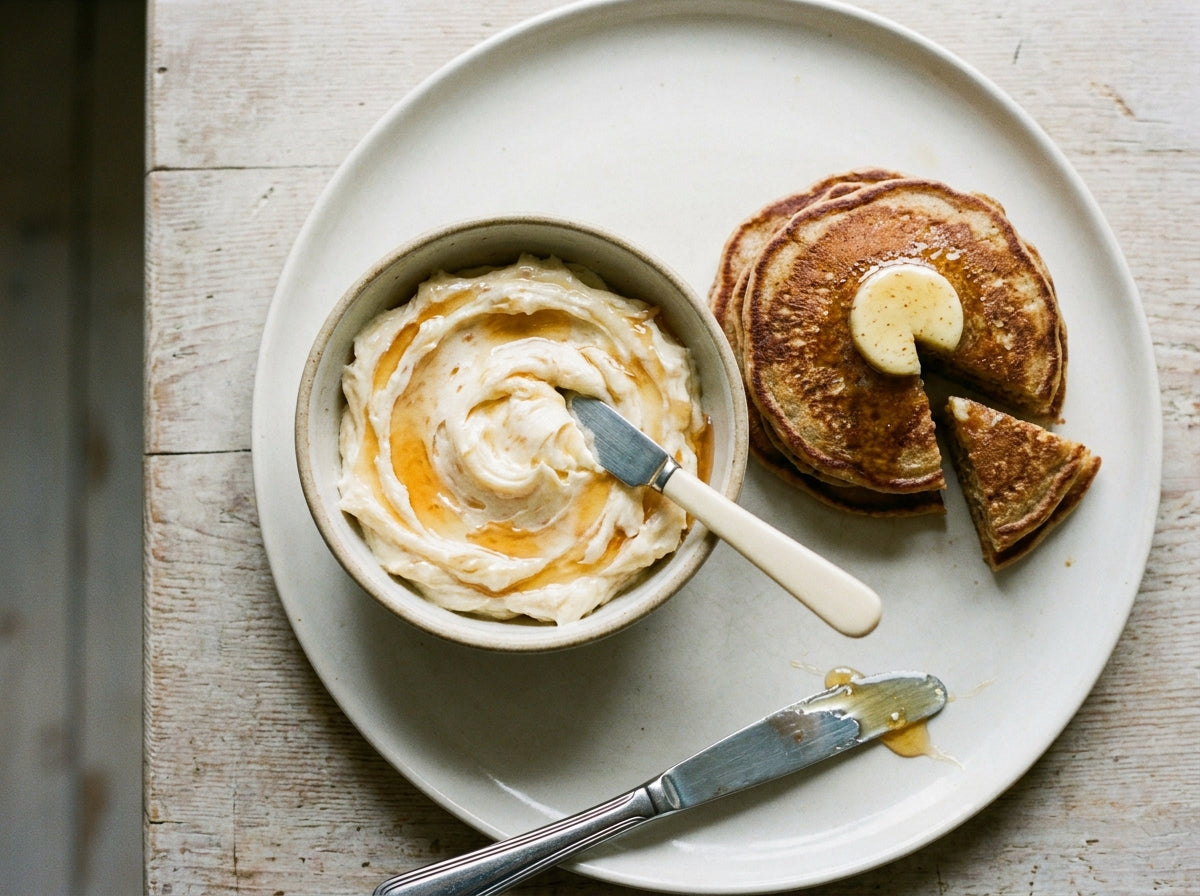 Hot Honey Butter made with Plateit Hot Honey Drizzle