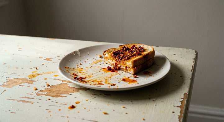 Italian Chilli Crunch and Salami Toastie