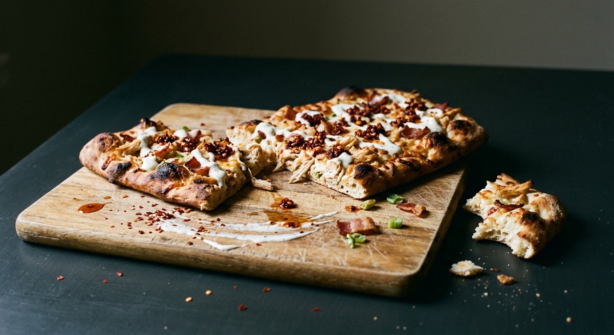 Loaded Chicken Bacon Ranch Flatbread