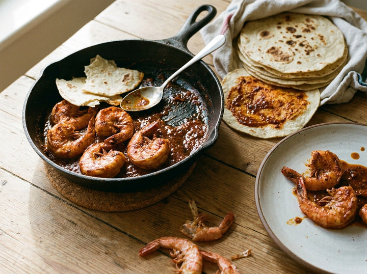 Mexican Chilli Crunch Prawns made with Plateit Mexican Chilli Crunch