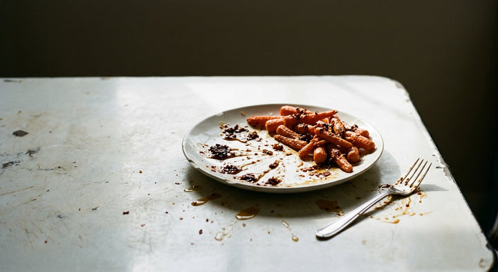 Roasted Carrots with Hot Honey Drizzle