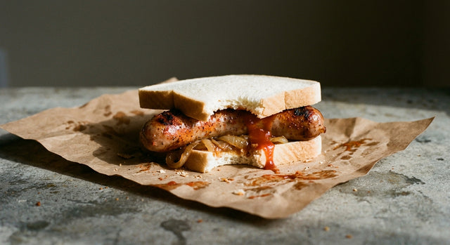 Sausage Sizzle, Onions Under