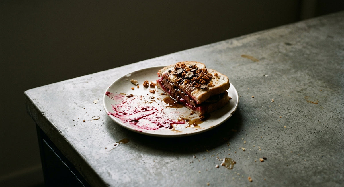 Steak Sandwich with Beetroot