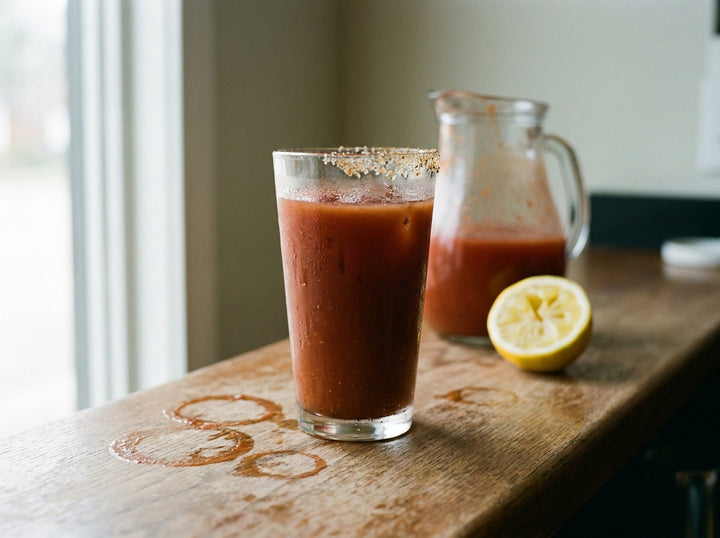 Voodoo Salt Bloody Mary made with Plateit Voodoo Salt