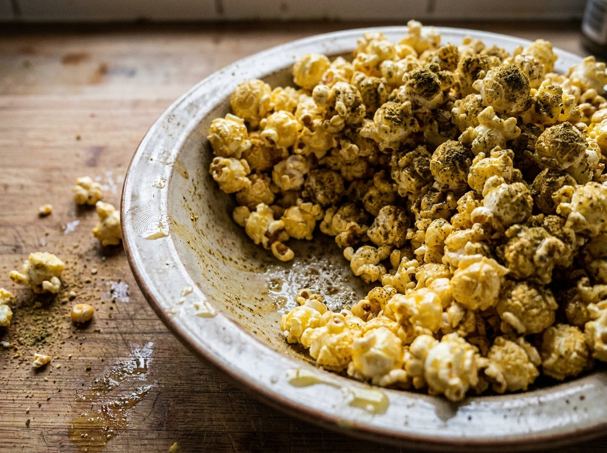 Voodoo Salt Popcorn made with Plateit Voodoo Salt