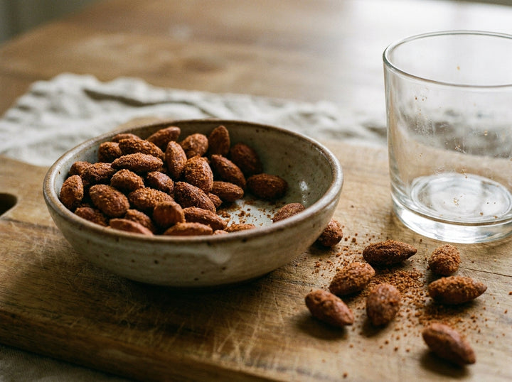 Voodoo Salt Roasted Almonds made with Plateit Voodoo Salt