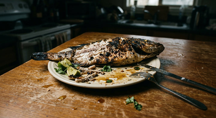Whole Snapper on the Barbie