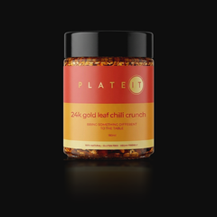 Plateit 24k Gold Leaf Chilli Crunch jar