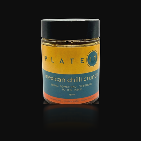 Plateit Mexican Chilli Crunch 180ml jar