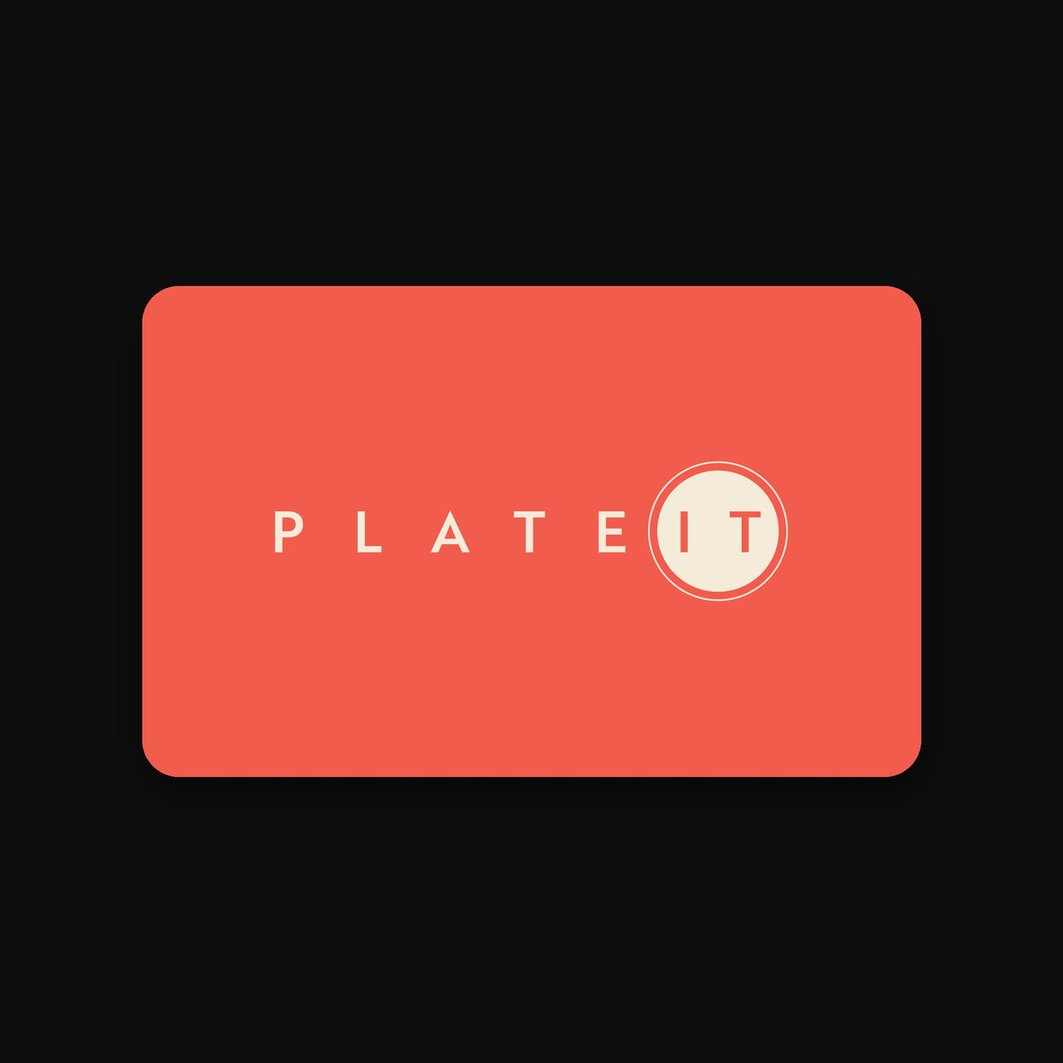 Plateit gift card